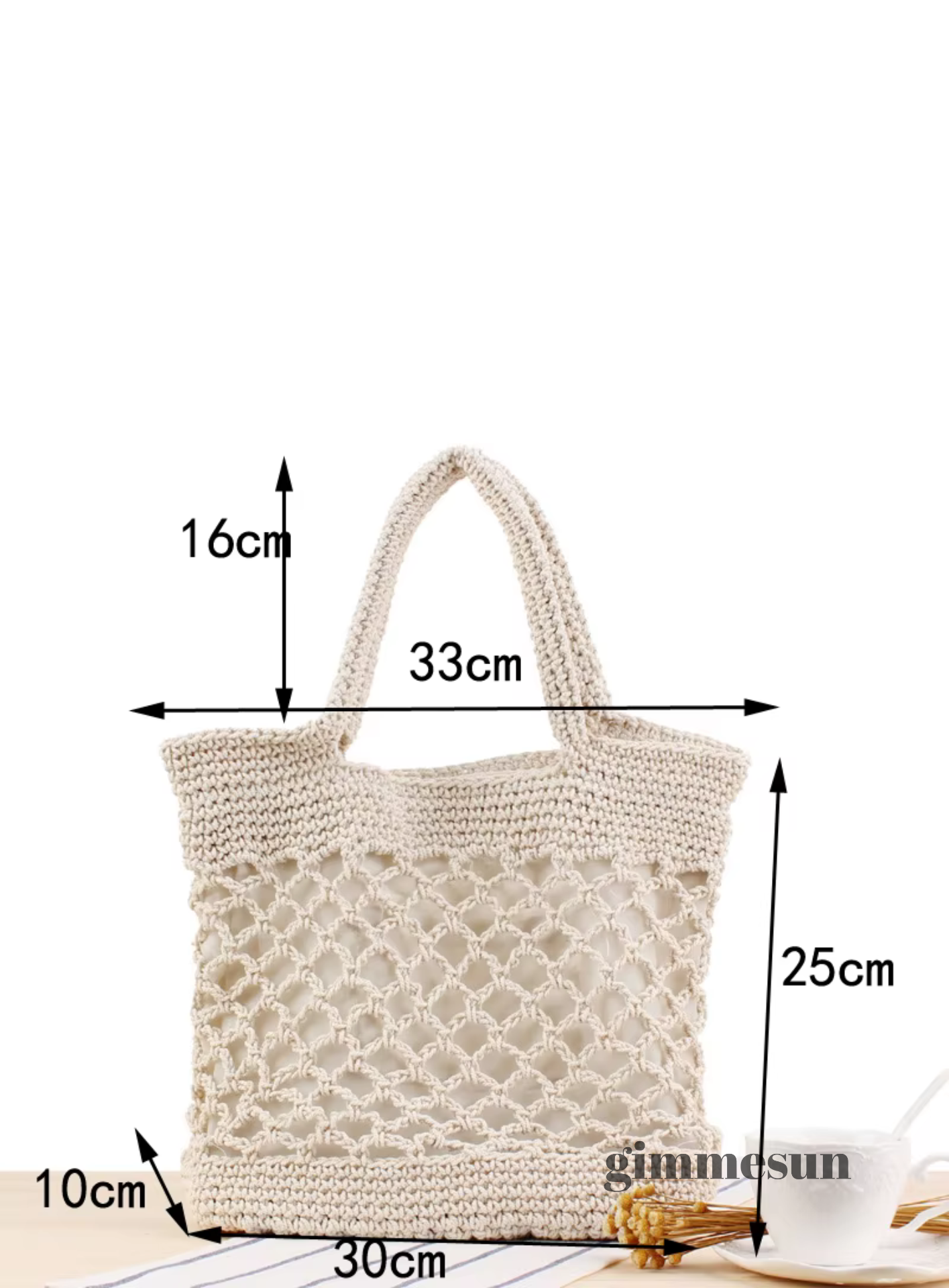 Solstice Crochet Beach Tote