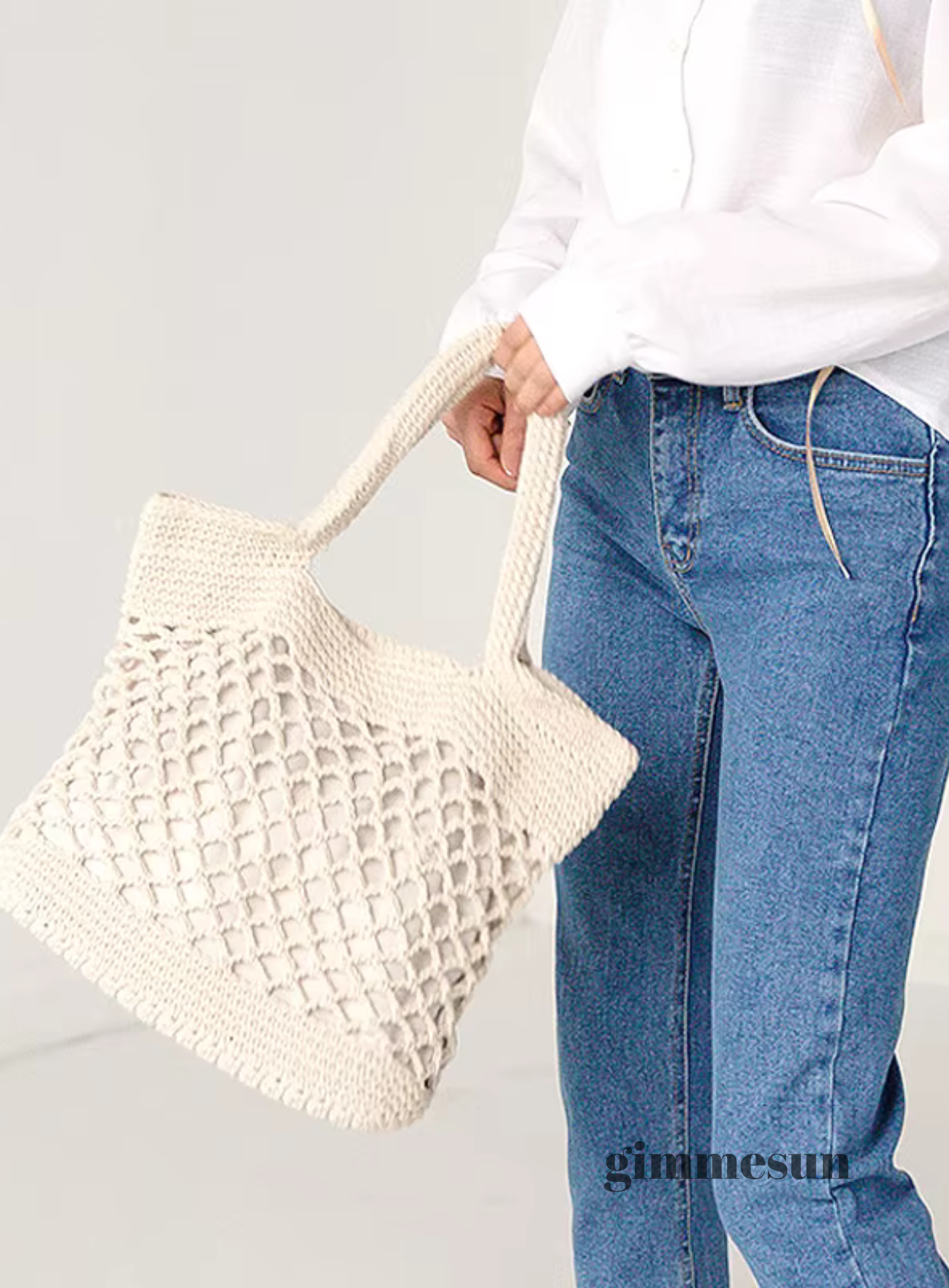 Solstice Crochet Beach Tote