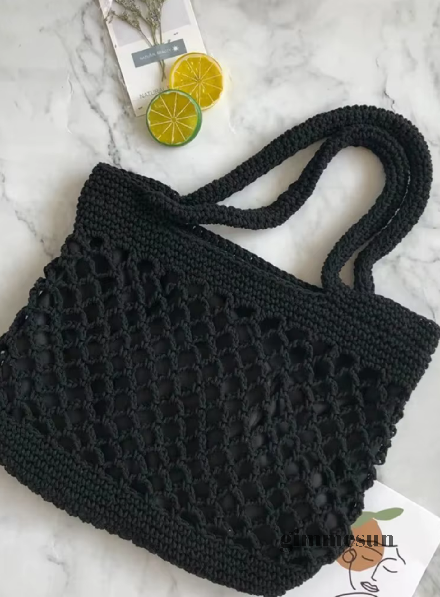 Solstice Crochet Beach Tote