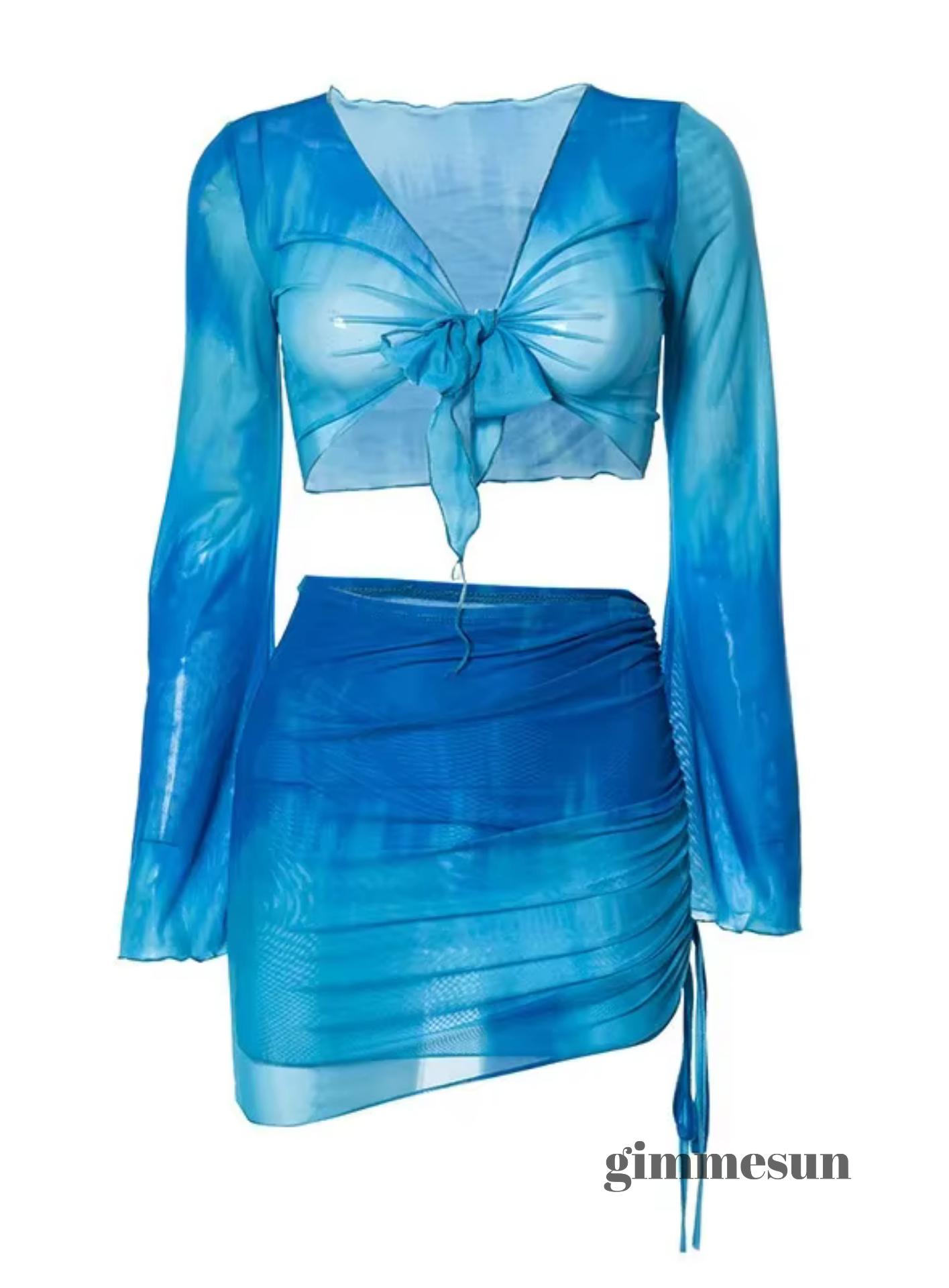 Daydream Tie-Dye 4-Piece Swim Set