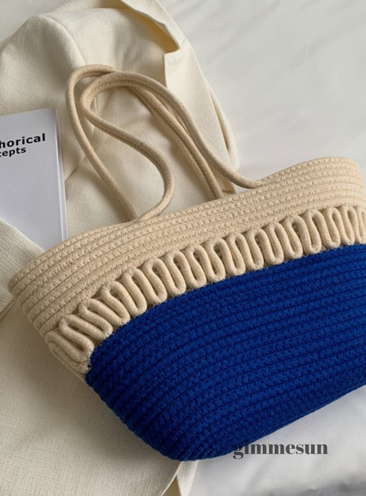 Soleil Woven Beach Tote