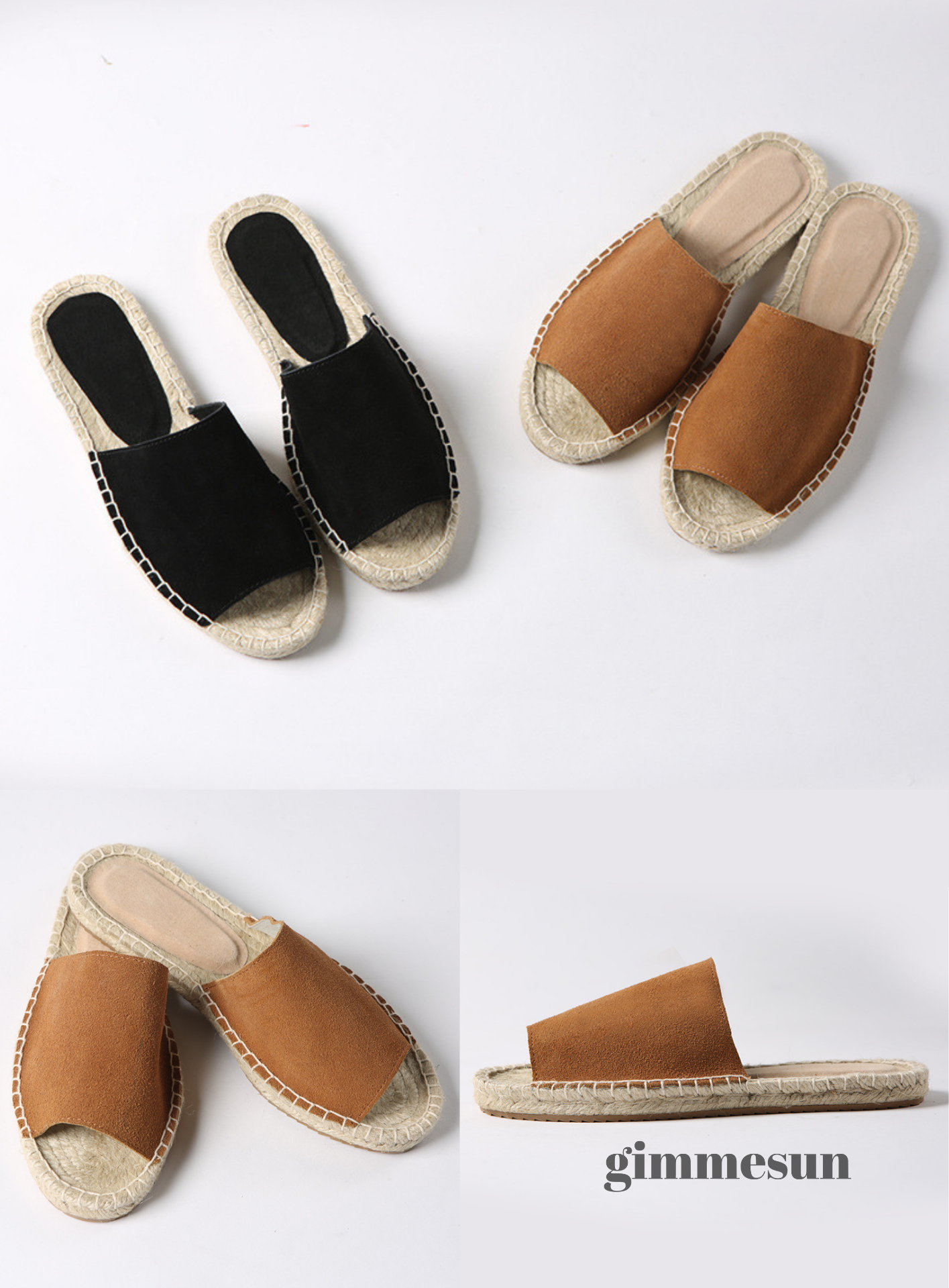 Shoreline Leather Slide Sandals