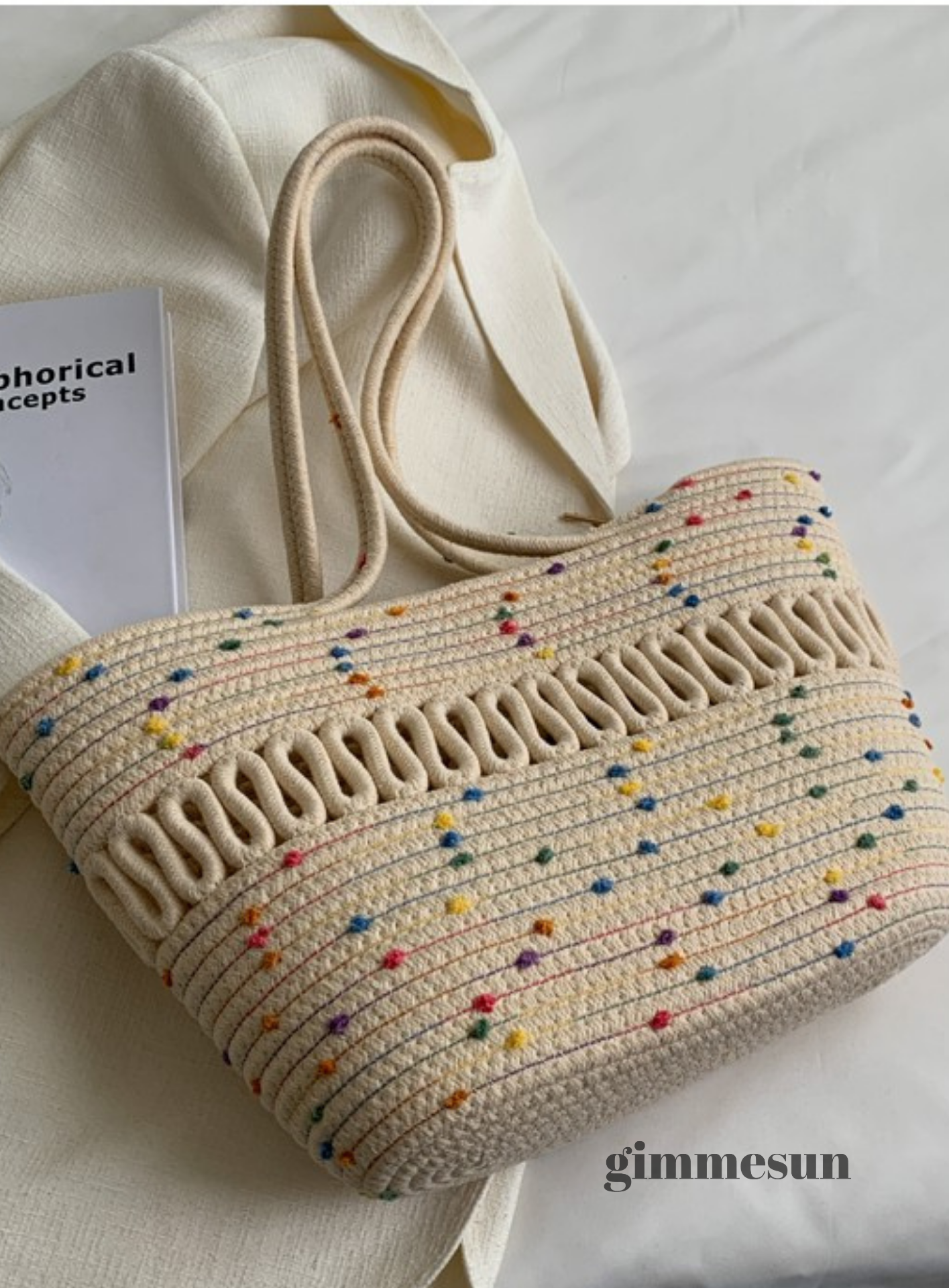 Soleil Woven Beach Tote