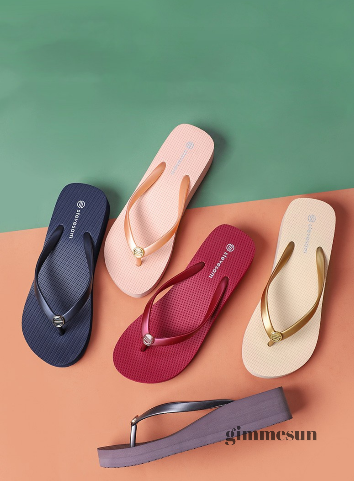 Seabreeze Wedge Flip-Flops
