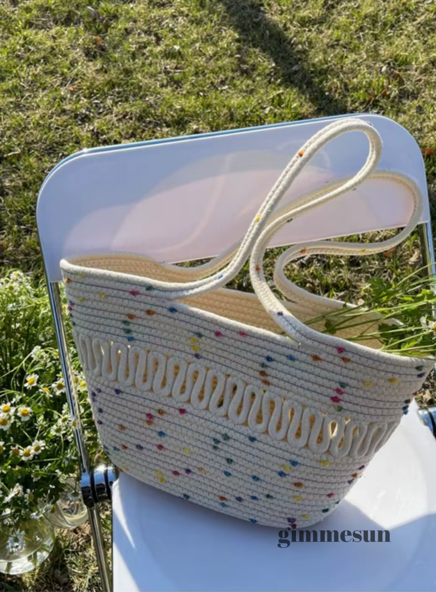 Soleil Woven Beach Tote