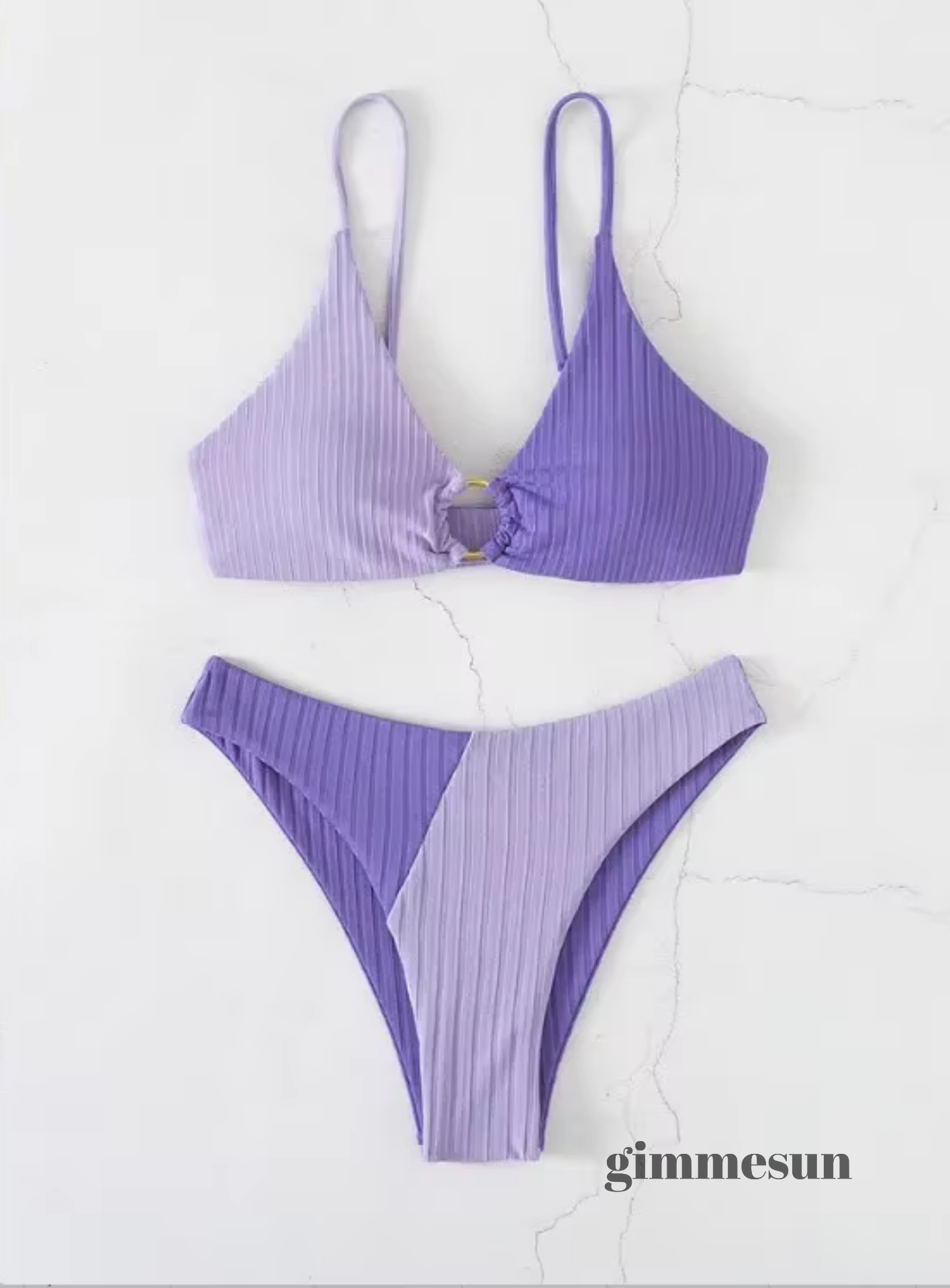 Tidal Chic High Waist Bikini Set