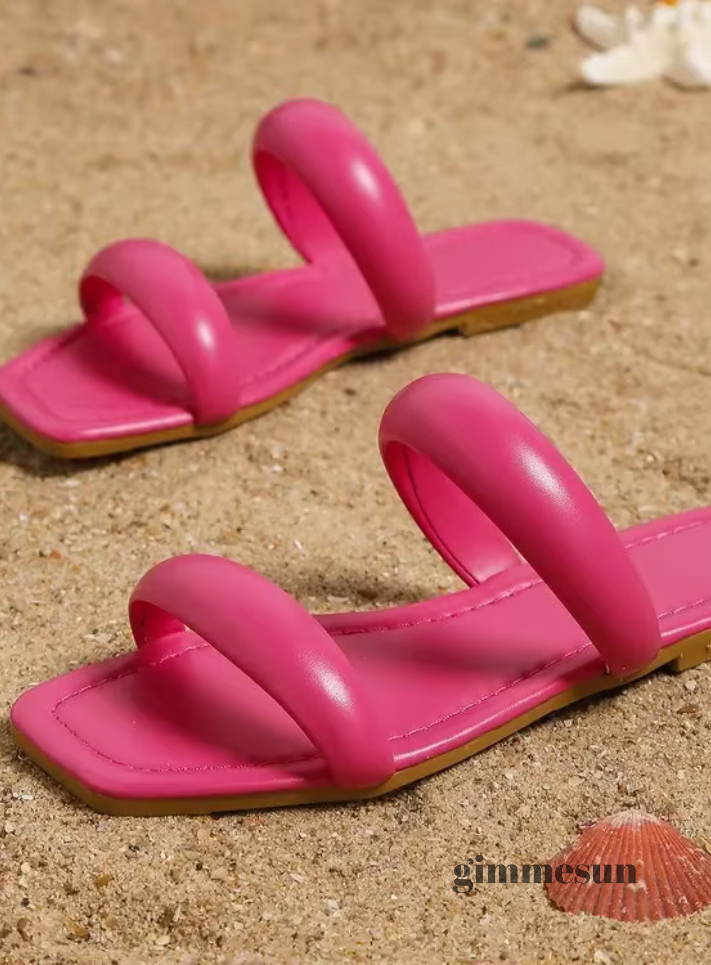 Seashell Sands Square Toe Slides