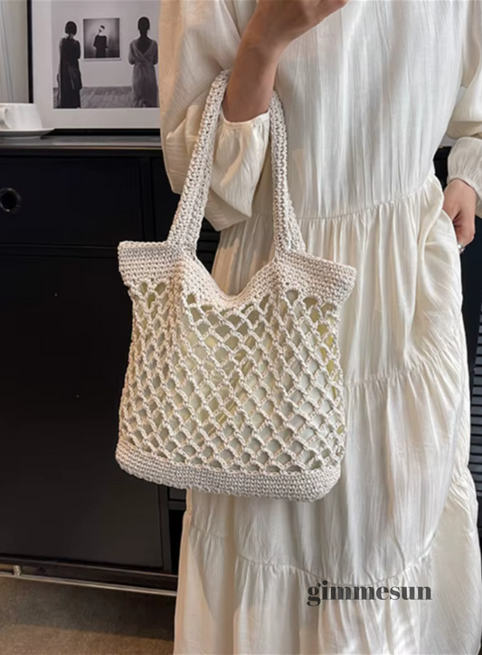 Solstice Crochet Beach Tote