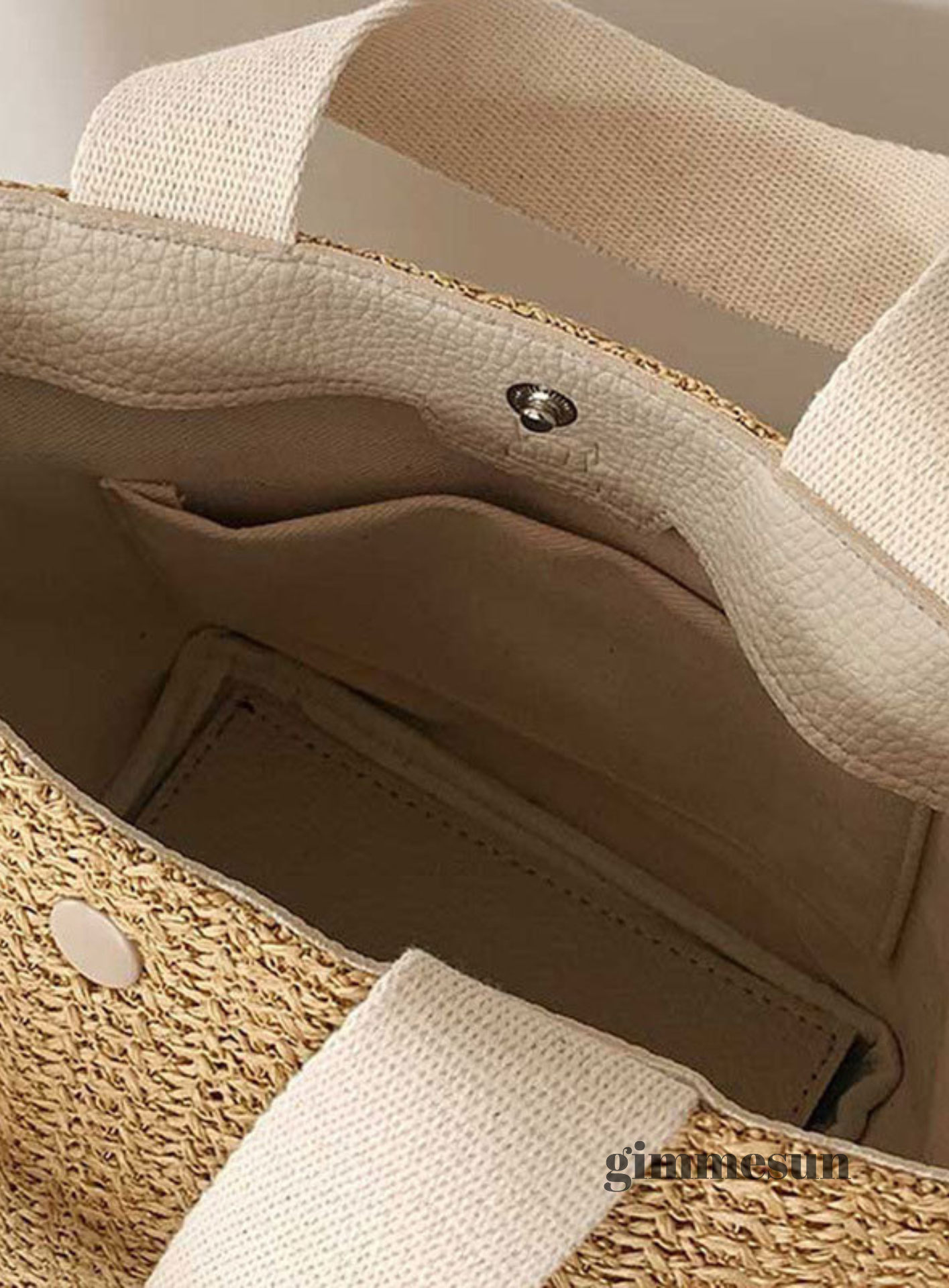 Coastal Breeze Woven Beach Tote
