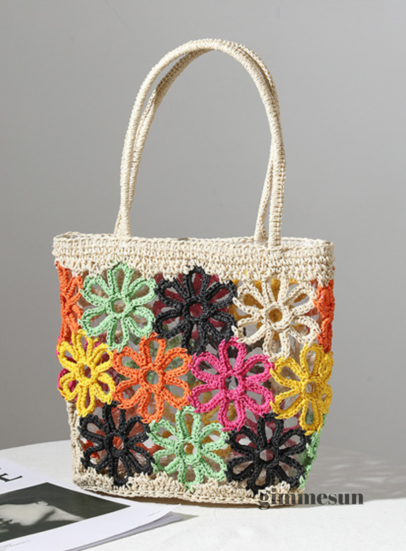 Coral Bloom Tote