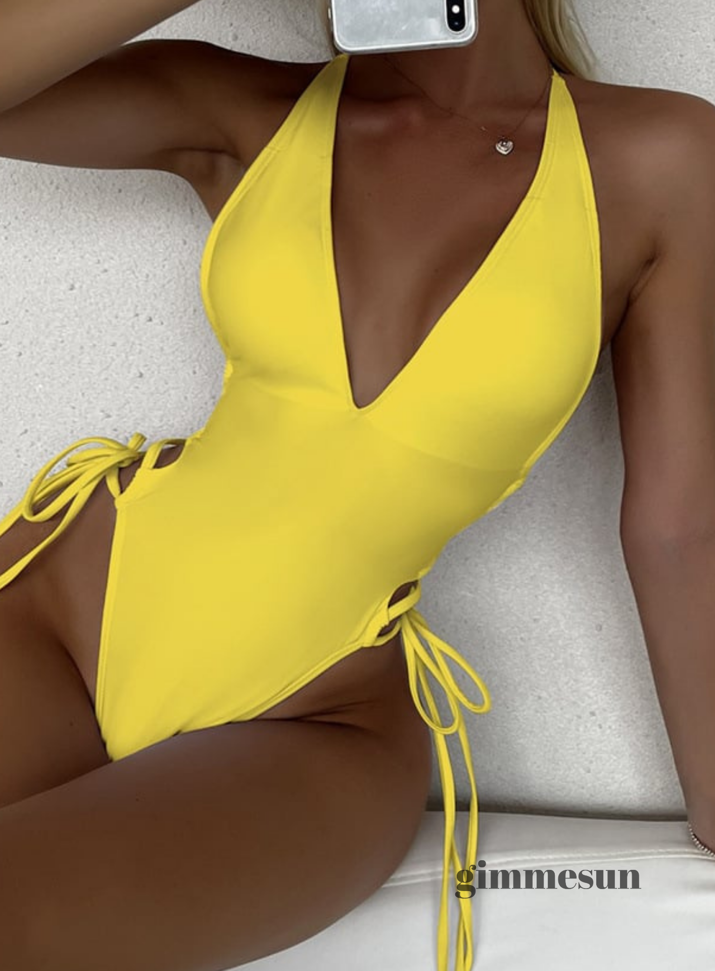 Laguna Lace-Up One-Piece