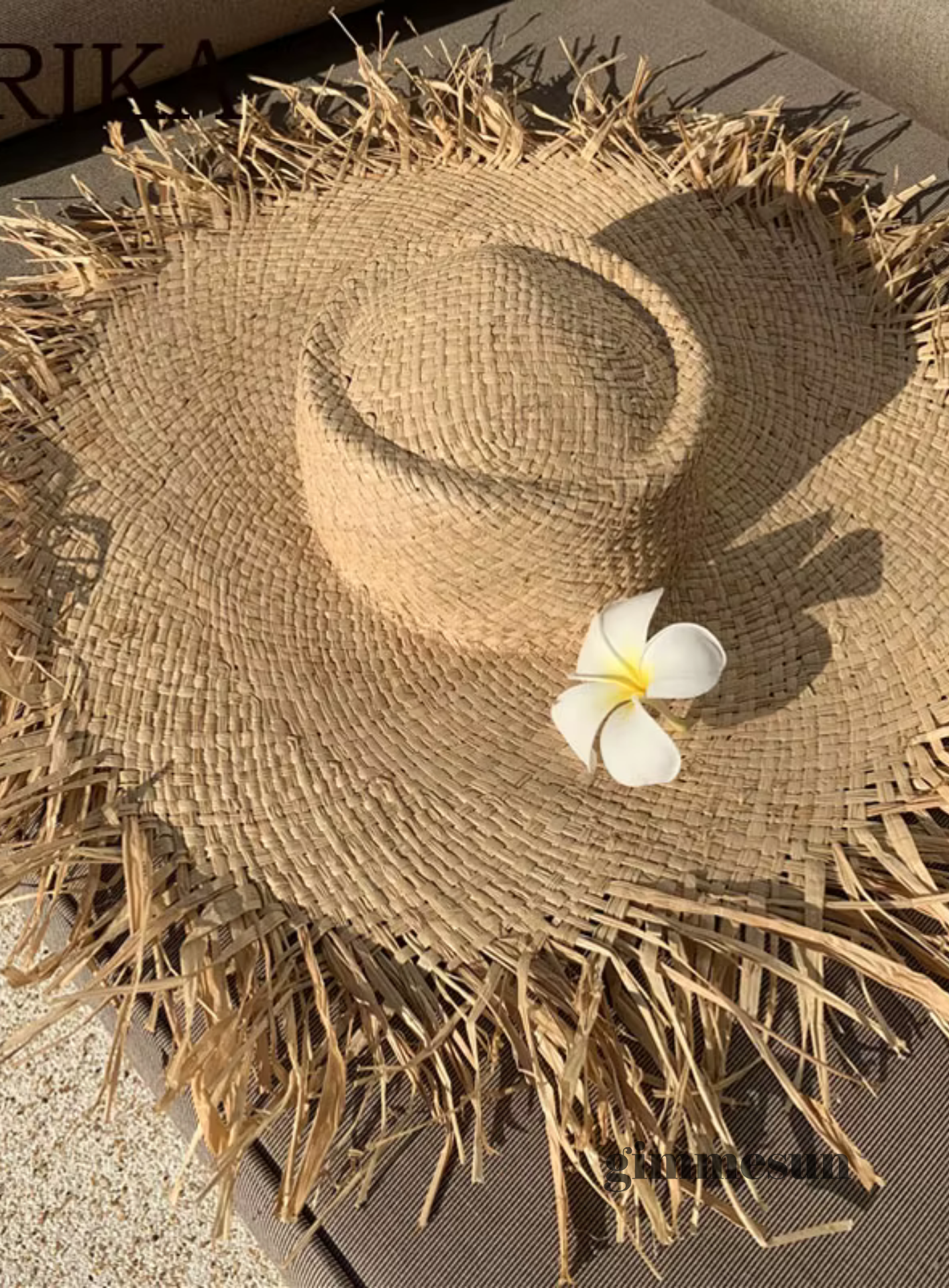 Sunrise Stroll Raffia Straw Hat