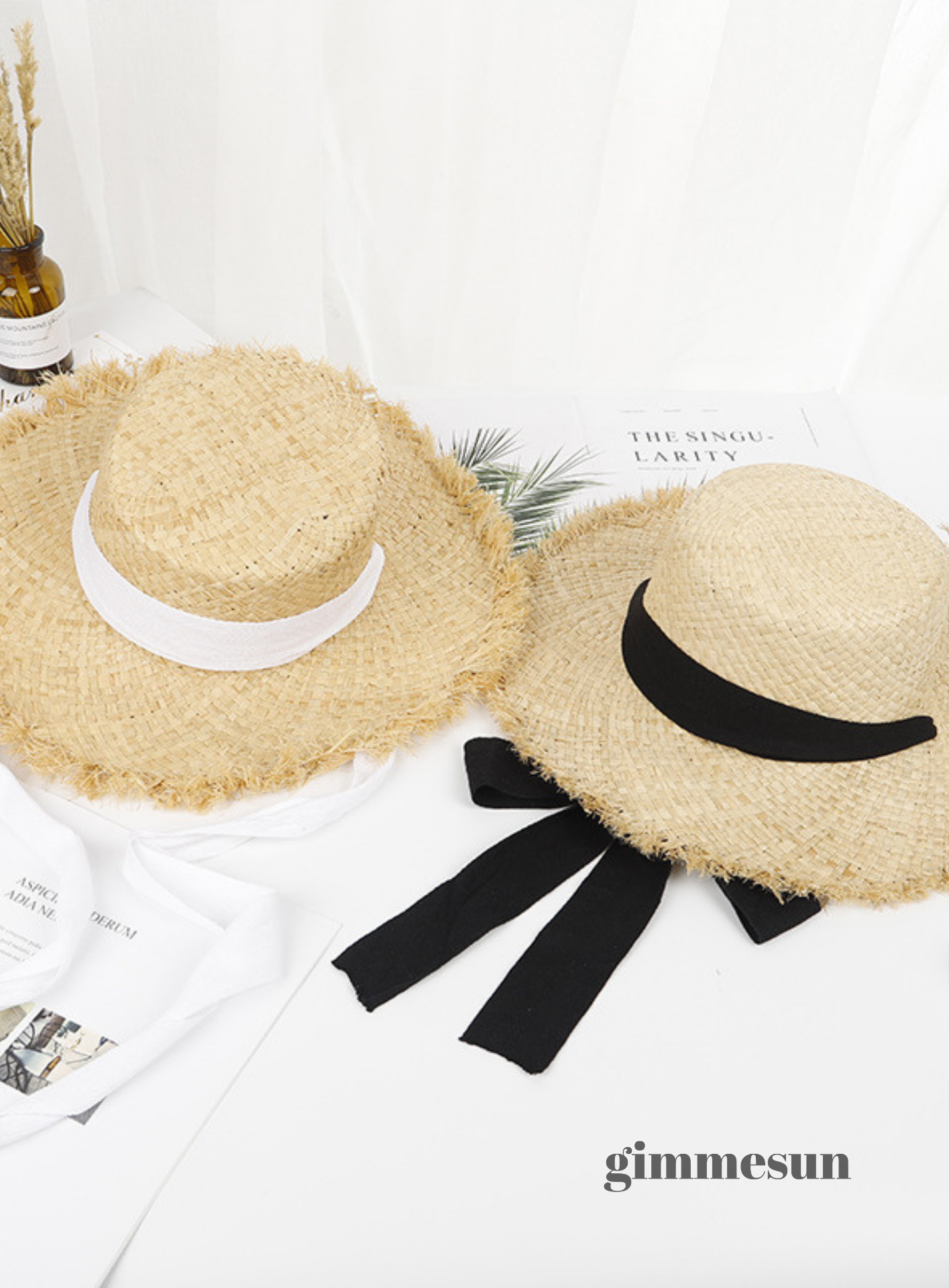 Riviera Raffia Wide Brim Hat
