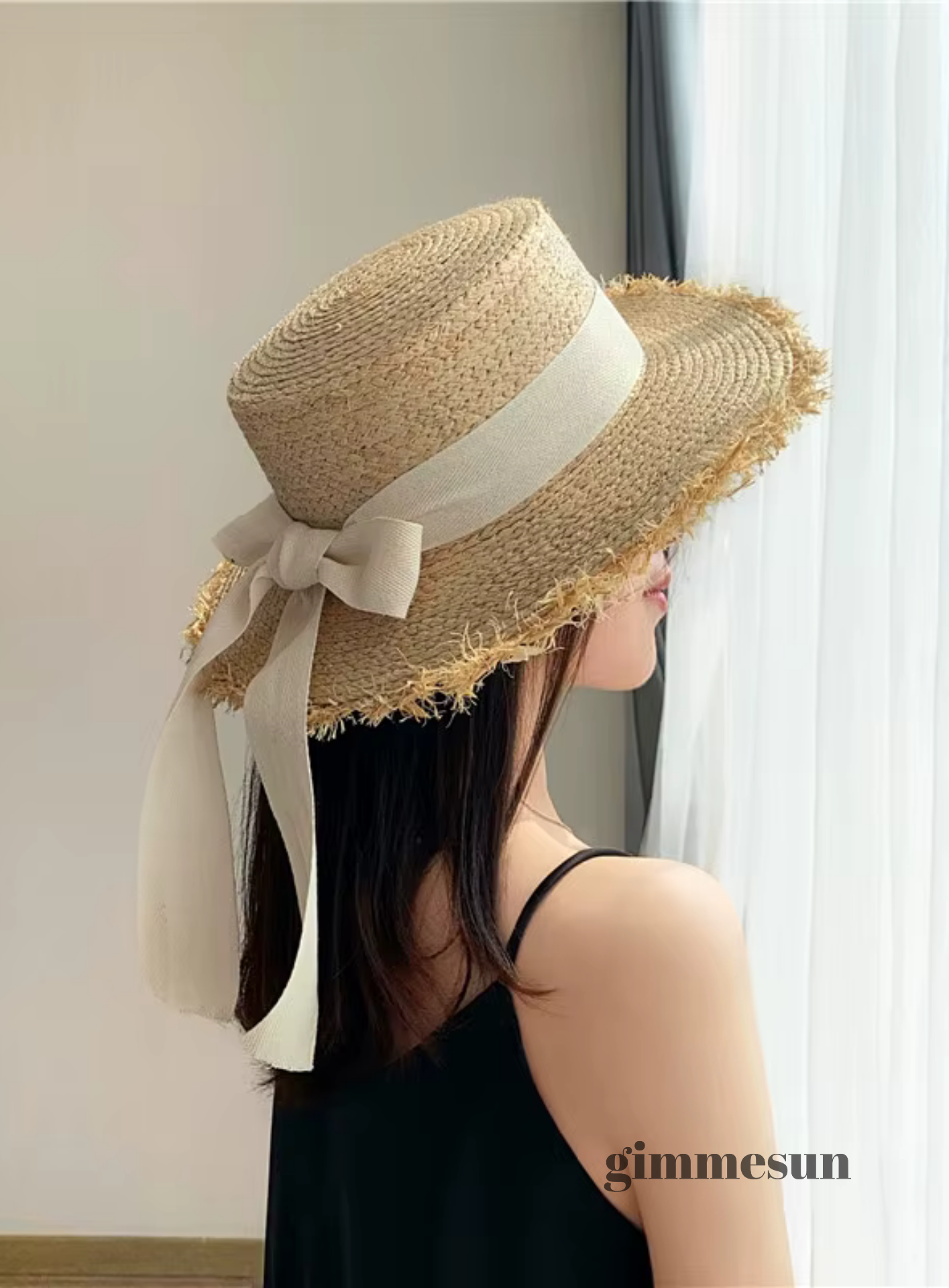 Riviera Raffia Wide Brim Hat